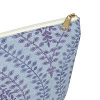 Mumbai Lace Accessory Pouch w T-bottom in Purple